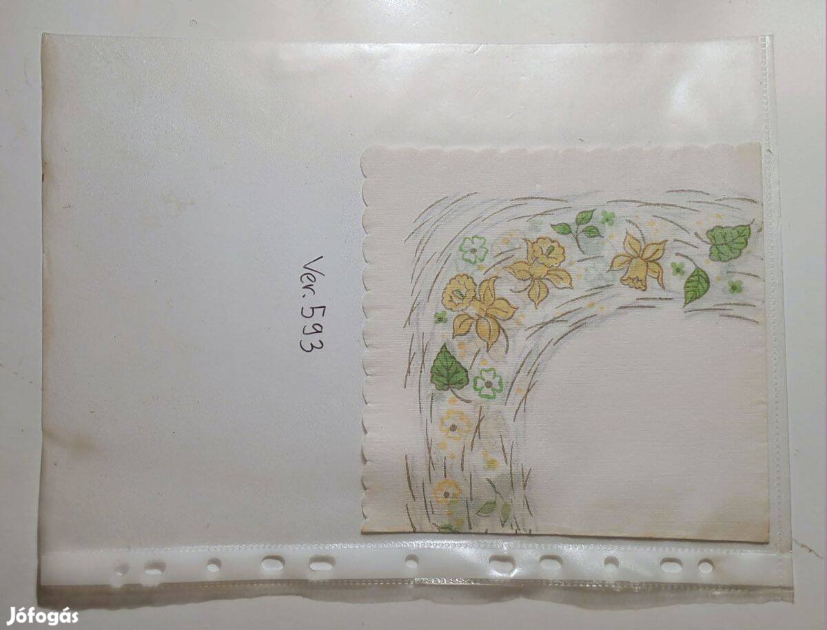 Szalvéta Ver.593 papír retró