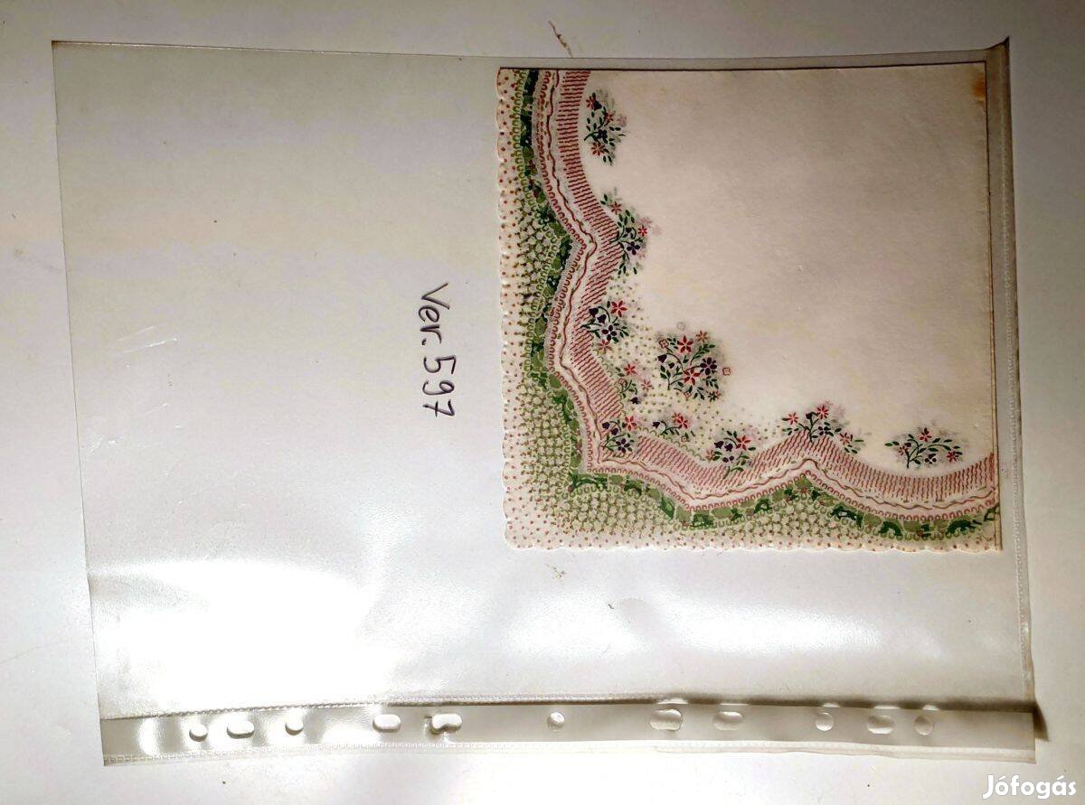 Szalvéta Ver.597 papír retró