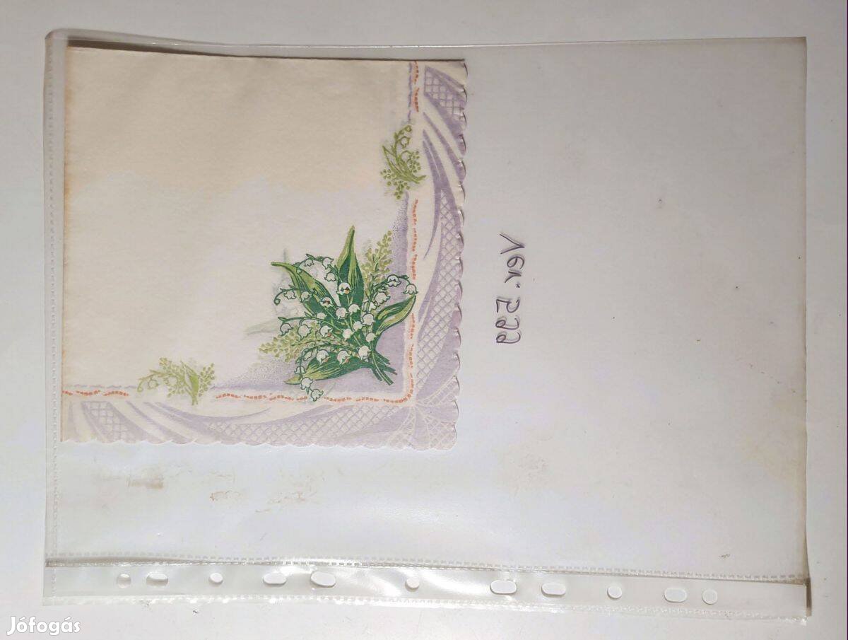 Szalvéta Ver.599 papír retró