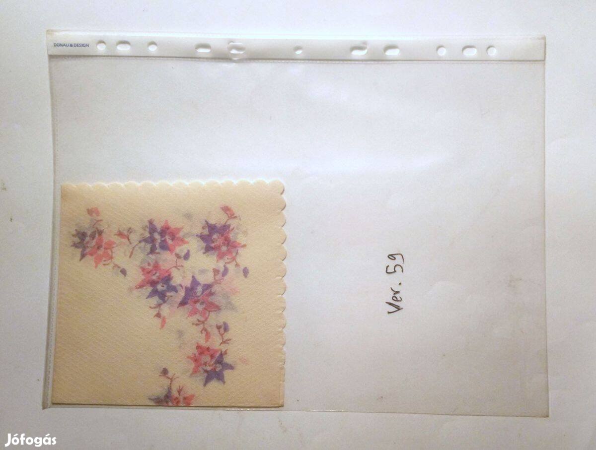 Szalvéta Ver.59 papír retró