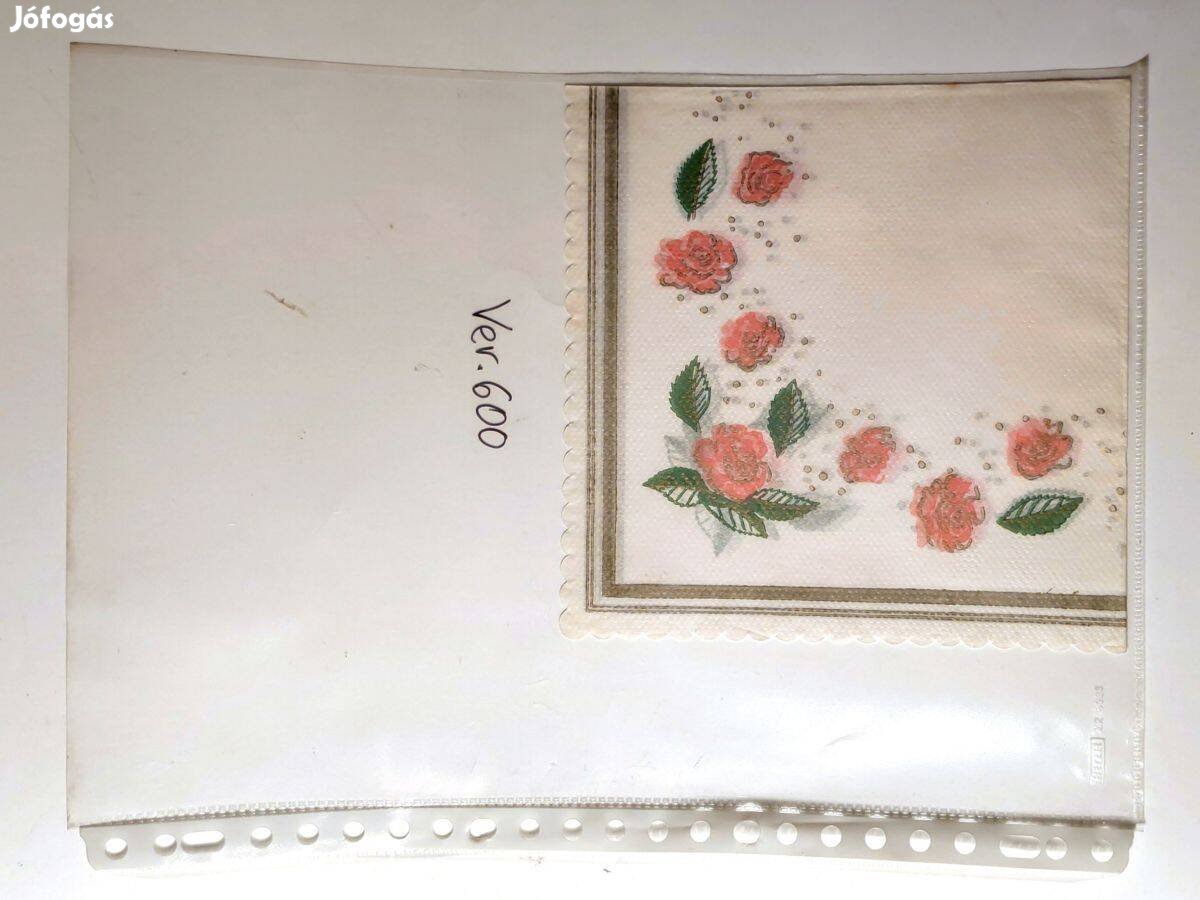 Szalvéta Ver.600 papír retró