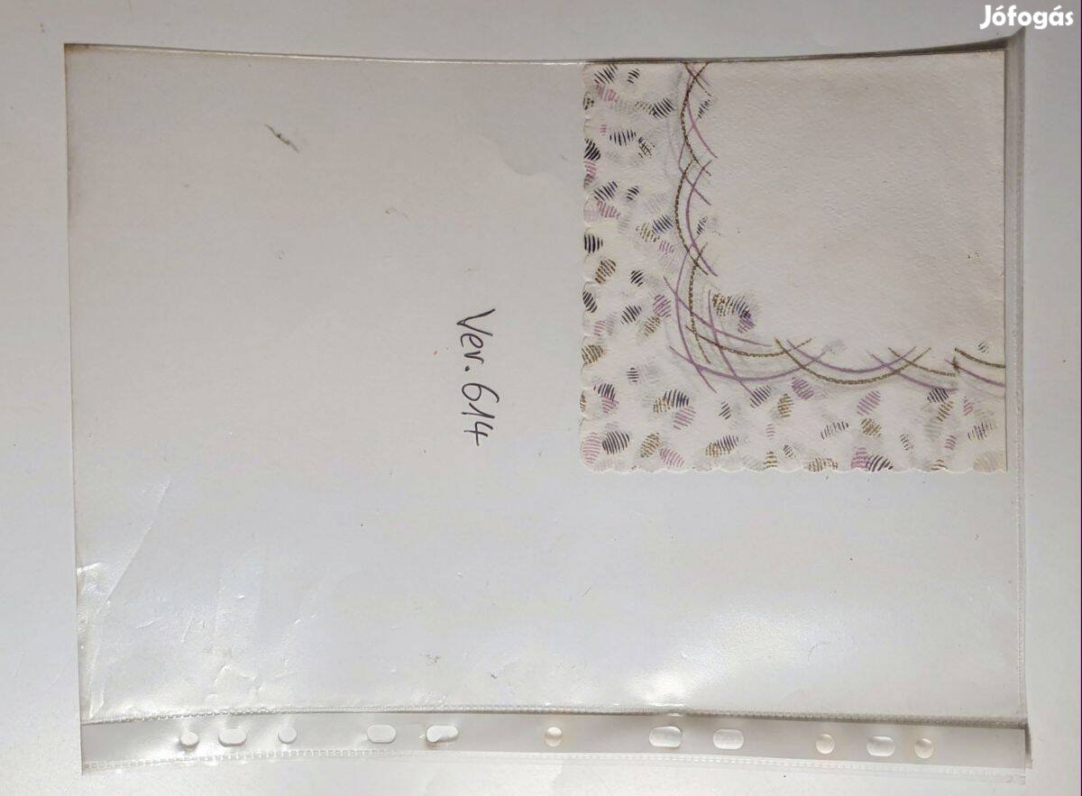 Szalvéta Ver.614 papír retró