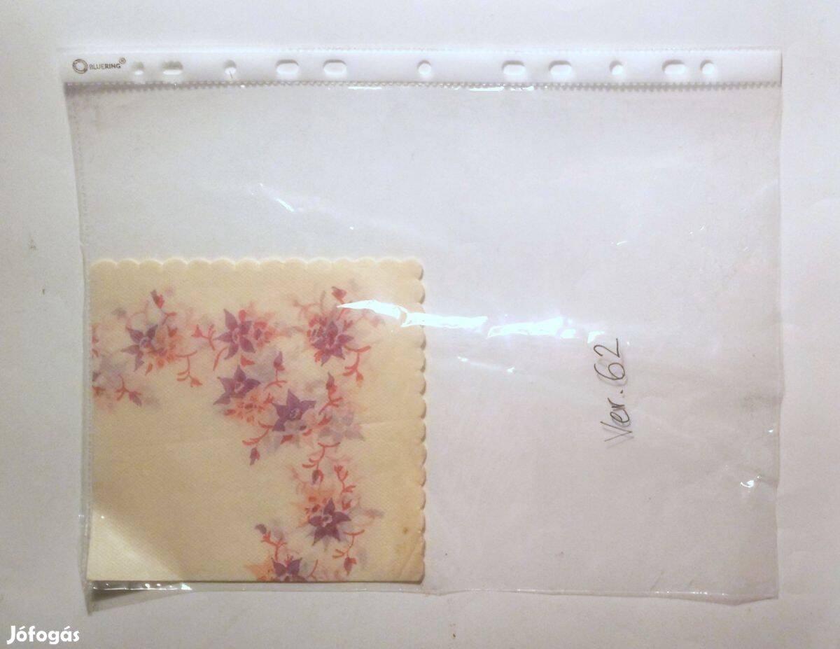 Szalvéta Ver.62 papír retró