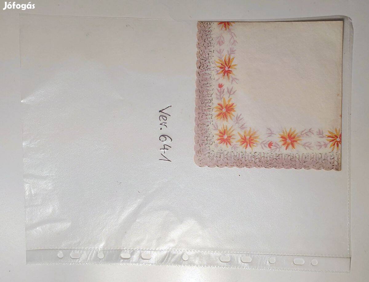 Szalvéta Ver.641 papír retró