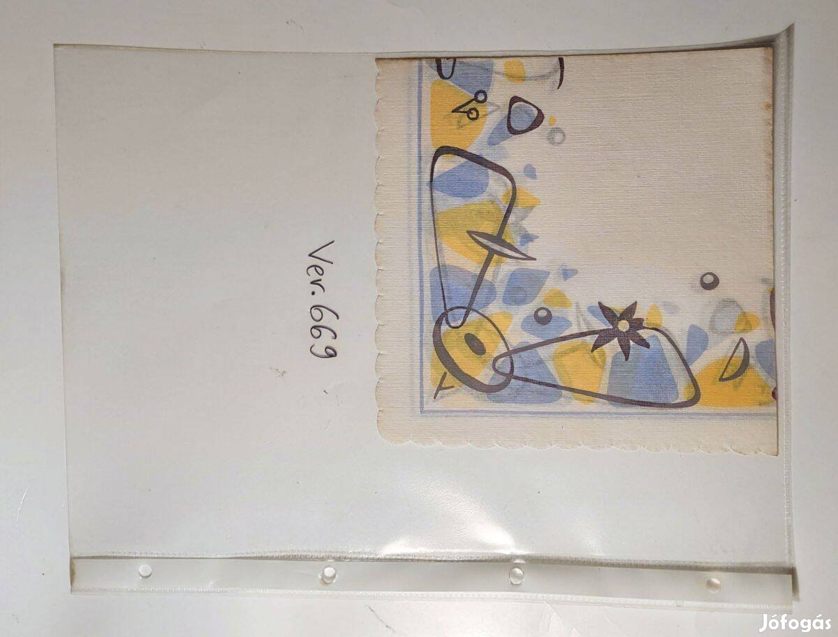 Szalvéta Ver.669 papír retró