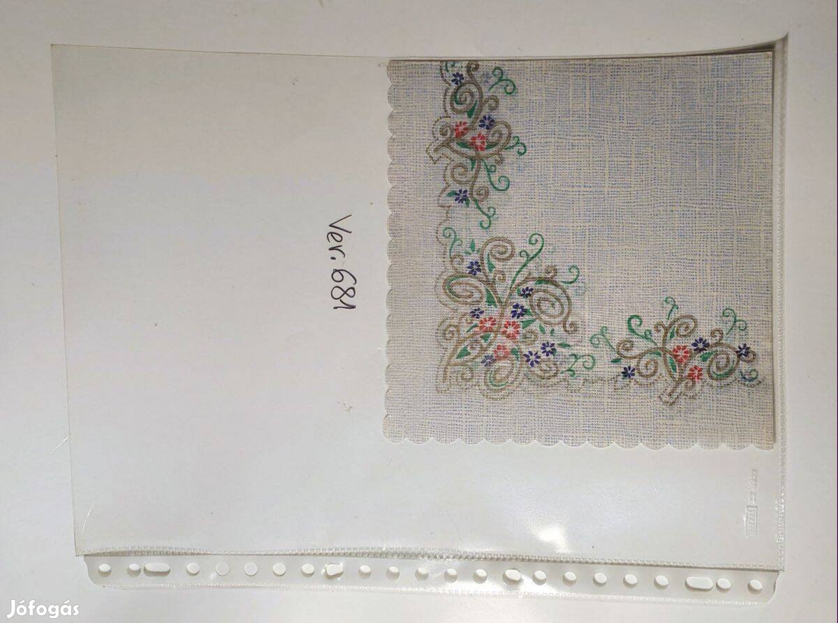 Szalvéta Ver.681 papír retró