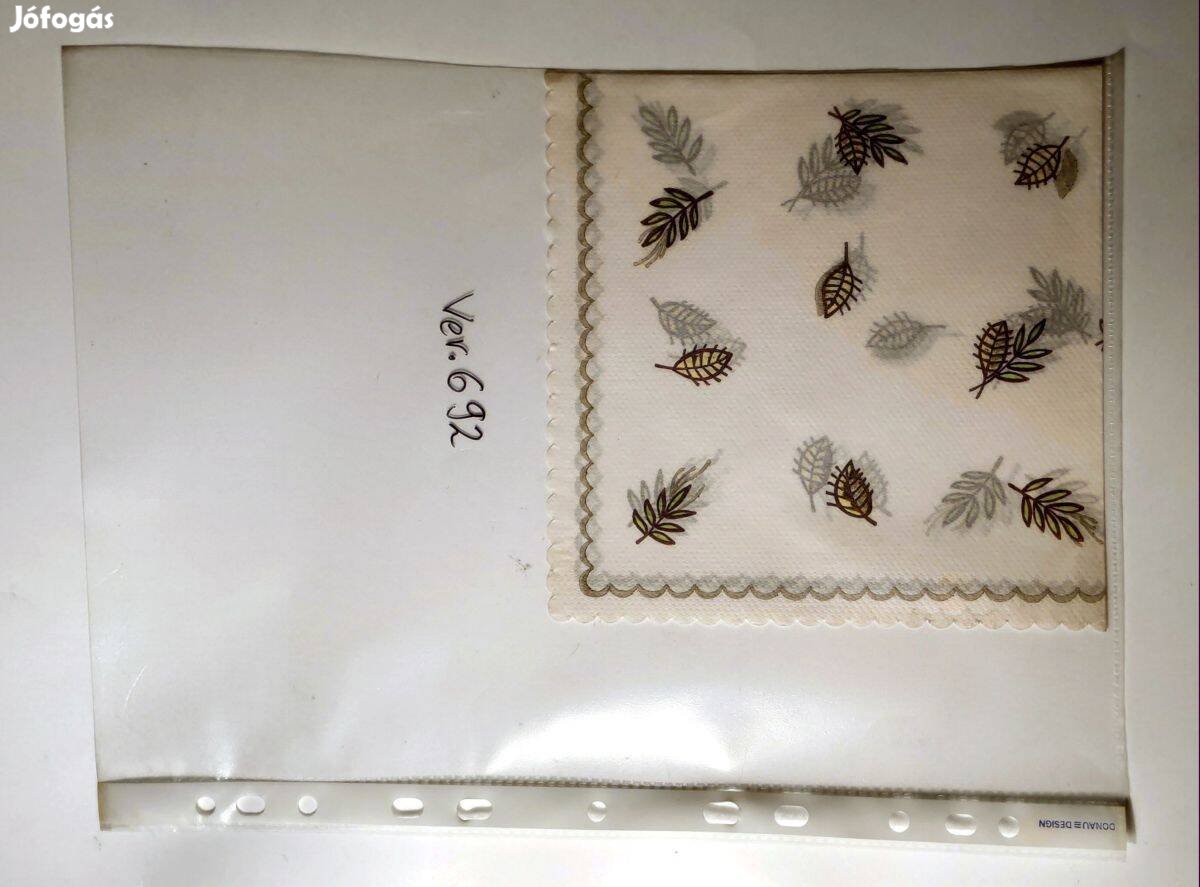 Szalvéta Ver.692 papír retró