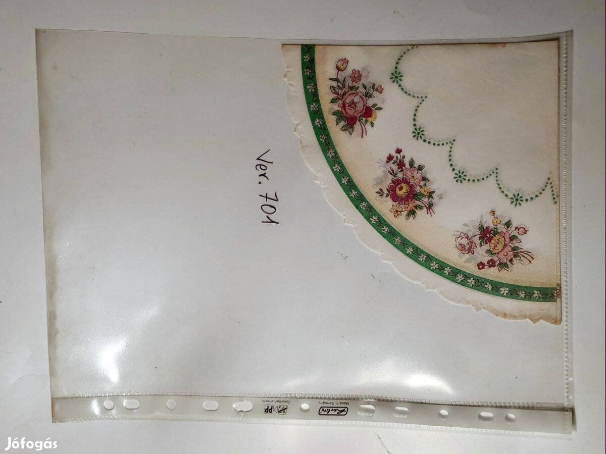 Szalvéta Ver.701 papír retró