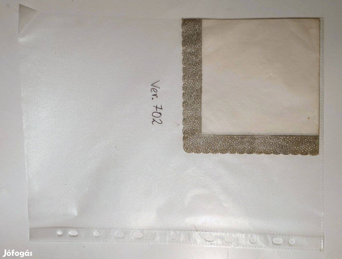 Szalvéta Ver.702 papír retró