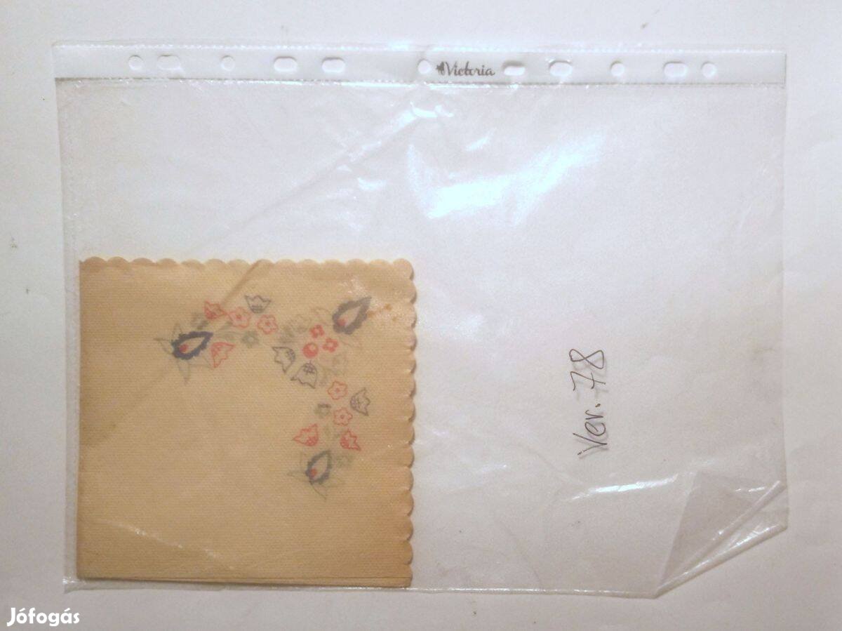 Szalvéta Ver.78 papír retró