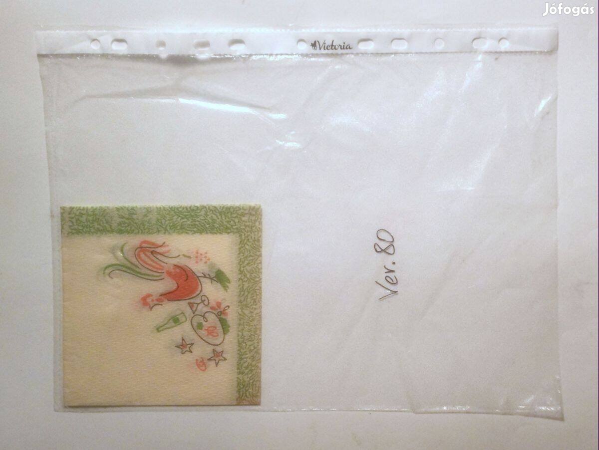 Szalvéta Ver.80 papír retró