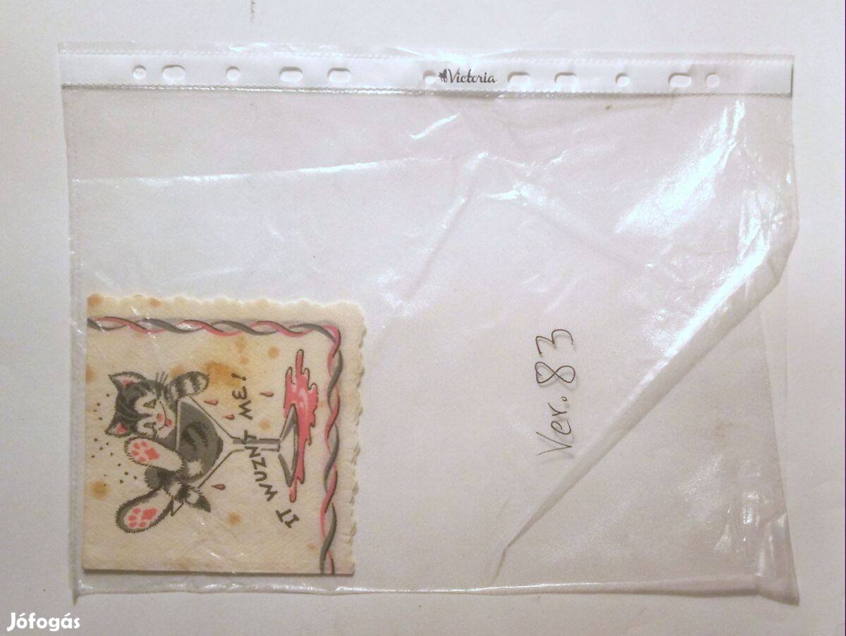 Szalvéta Ver.83 papír retró