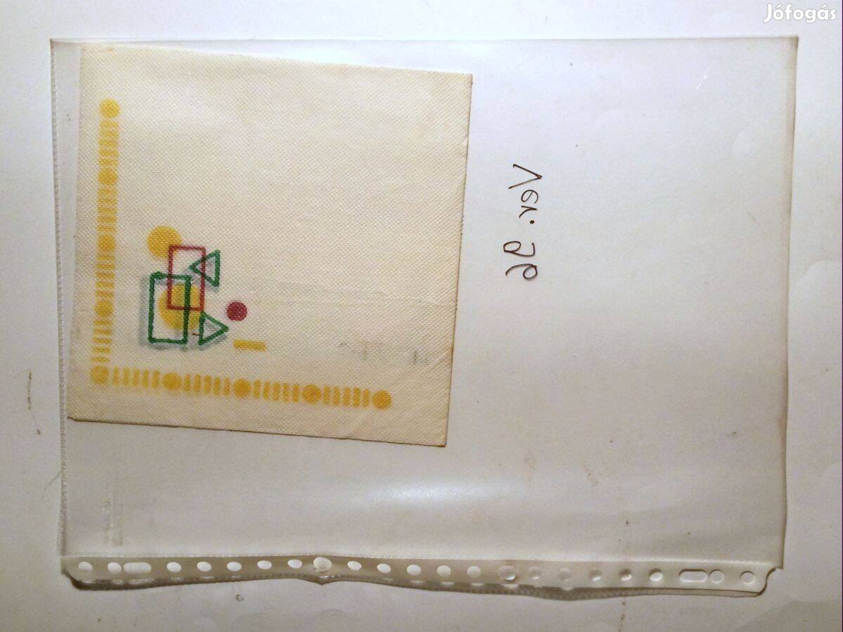 Szalvéta Ver.96 papír retró