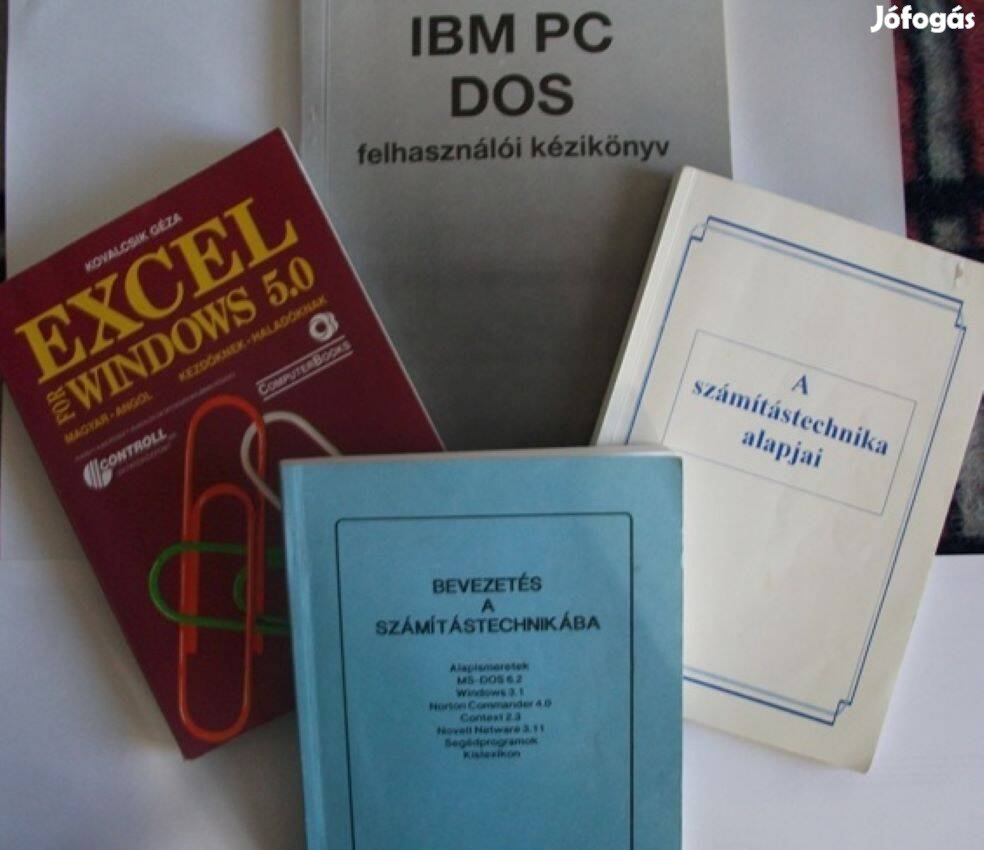 Számítástechnikai könyvcsomag eladó. Külön-külön is eladó