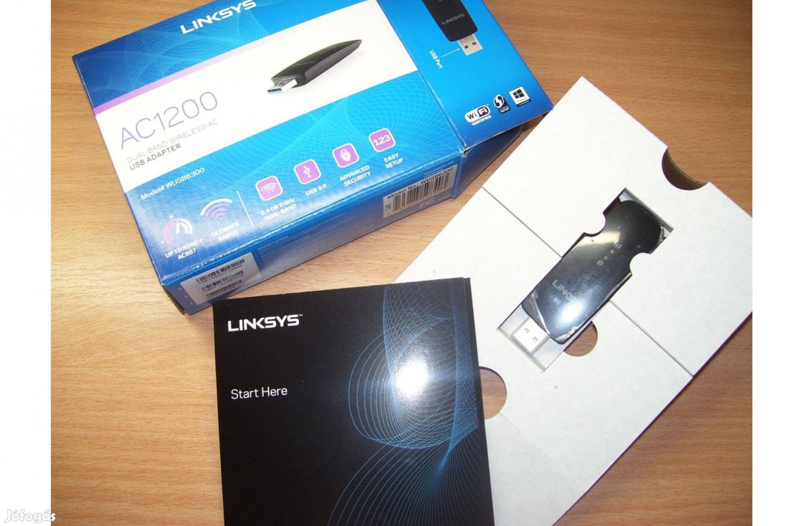 Számítógép PC - Linksys AC 1200 Dual Band wireless, USB 3.0 adapter