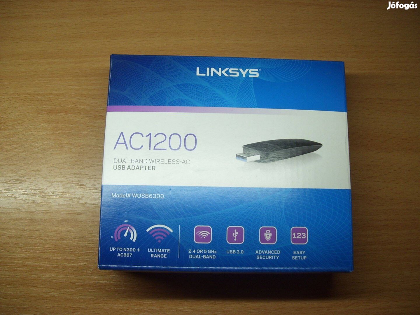 Számítógép PC - Linksys AC 1200 Dual Band wireless, USB 3.0 adapter