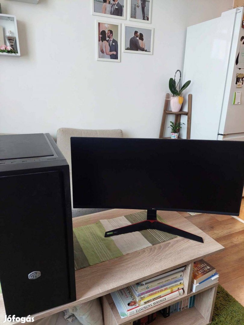 Számítógép + ultra széles gaming monitor