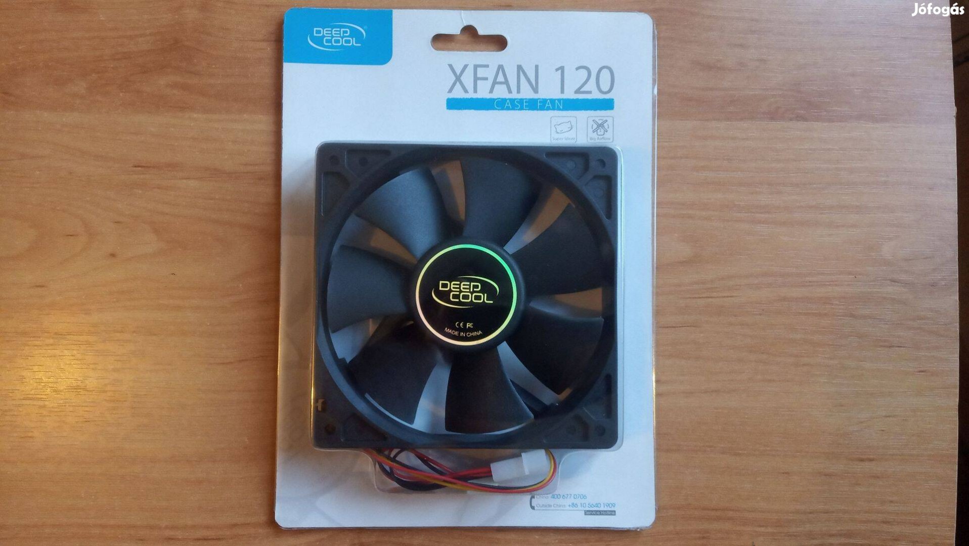 Számítógép ház ventilátor Deep Cool Xfan 120 új 12x12cm