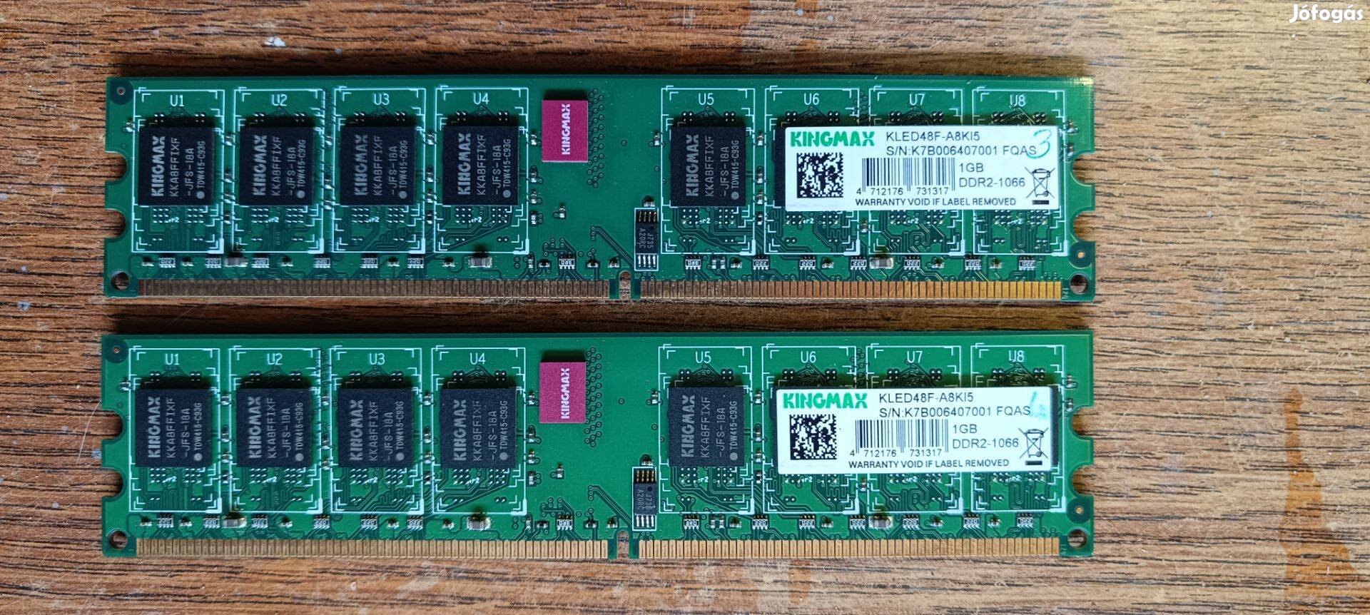 Számítógép memória Kingmax 1GB DDR2 - 1066