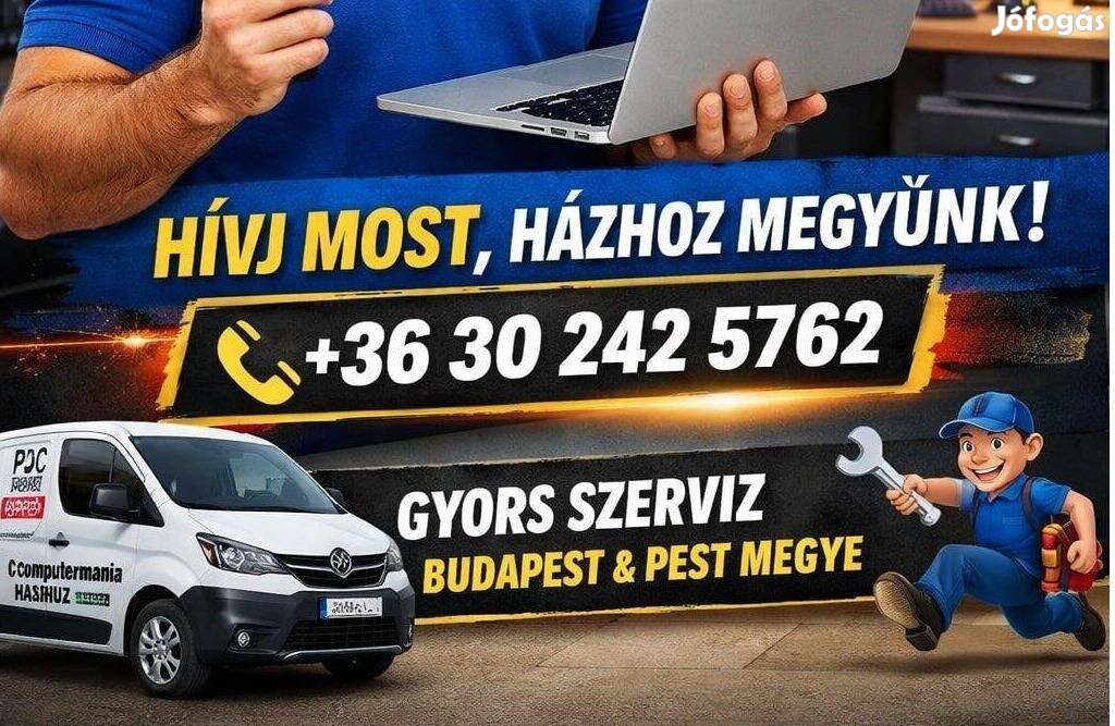 Számítógép szerviz Budapest, házhoz megyünk!