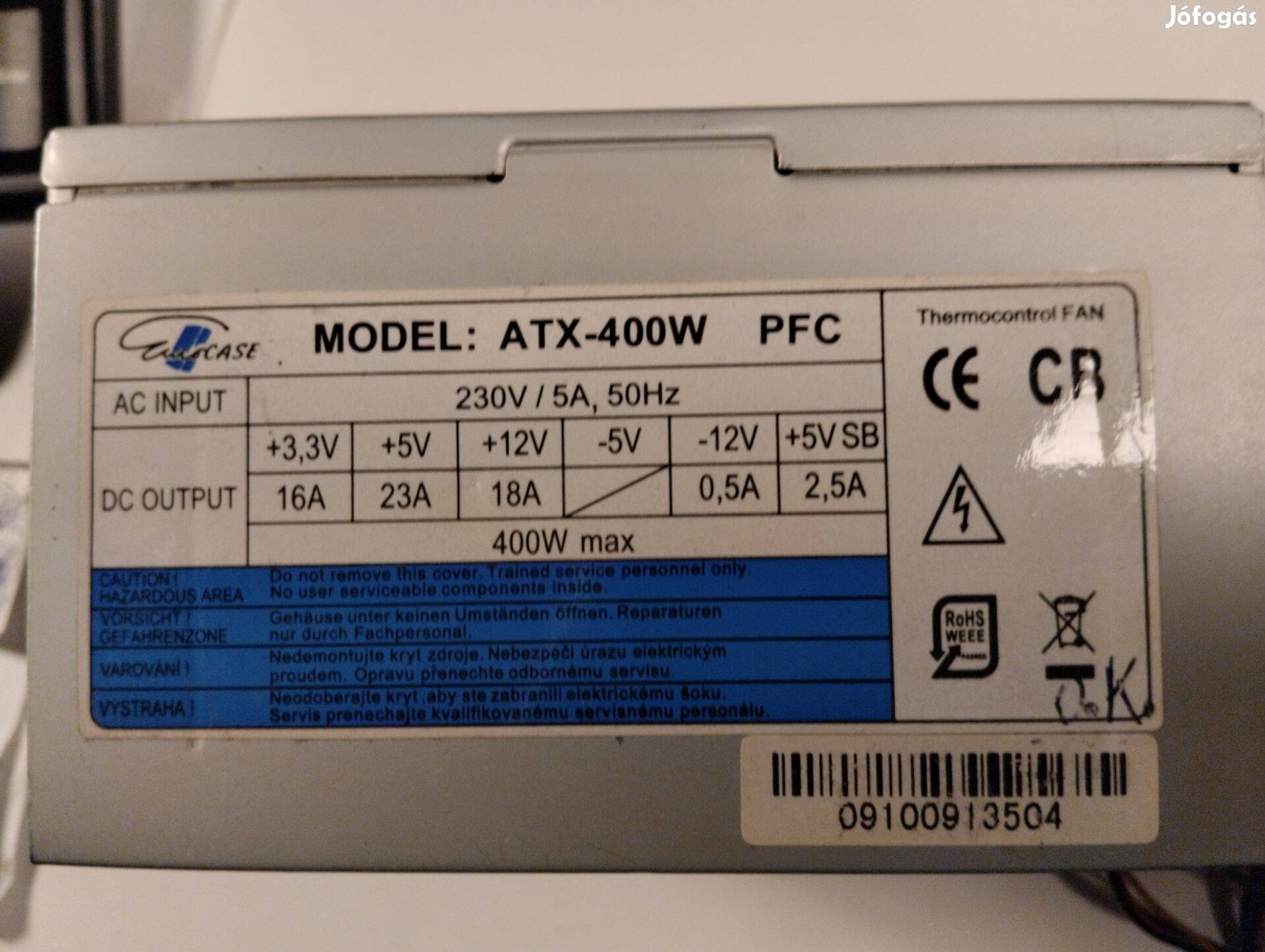 Számítógép tápegység