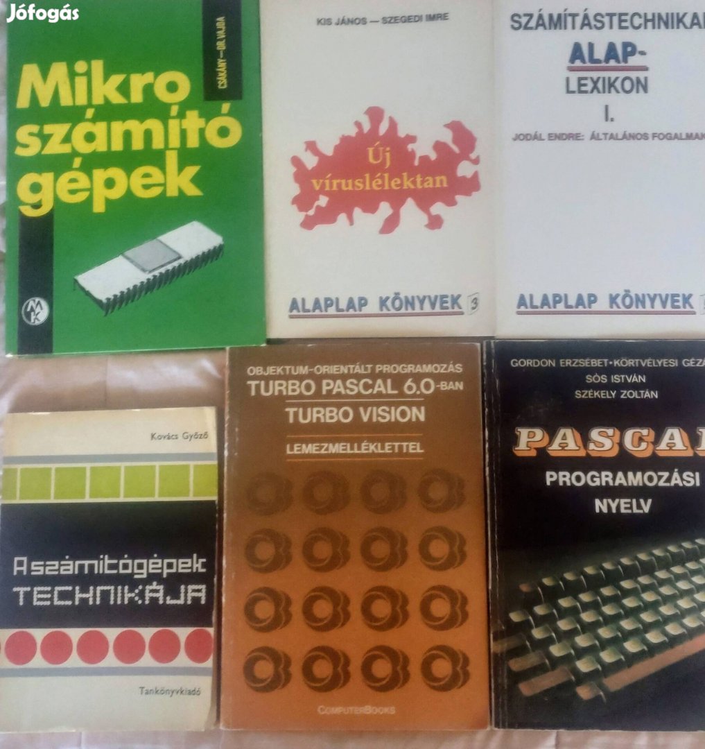 Számítógépes PC könyvek Turbo Pascal 