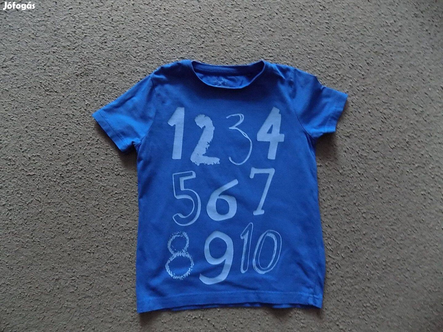 Számmintás póló, 3-4 év