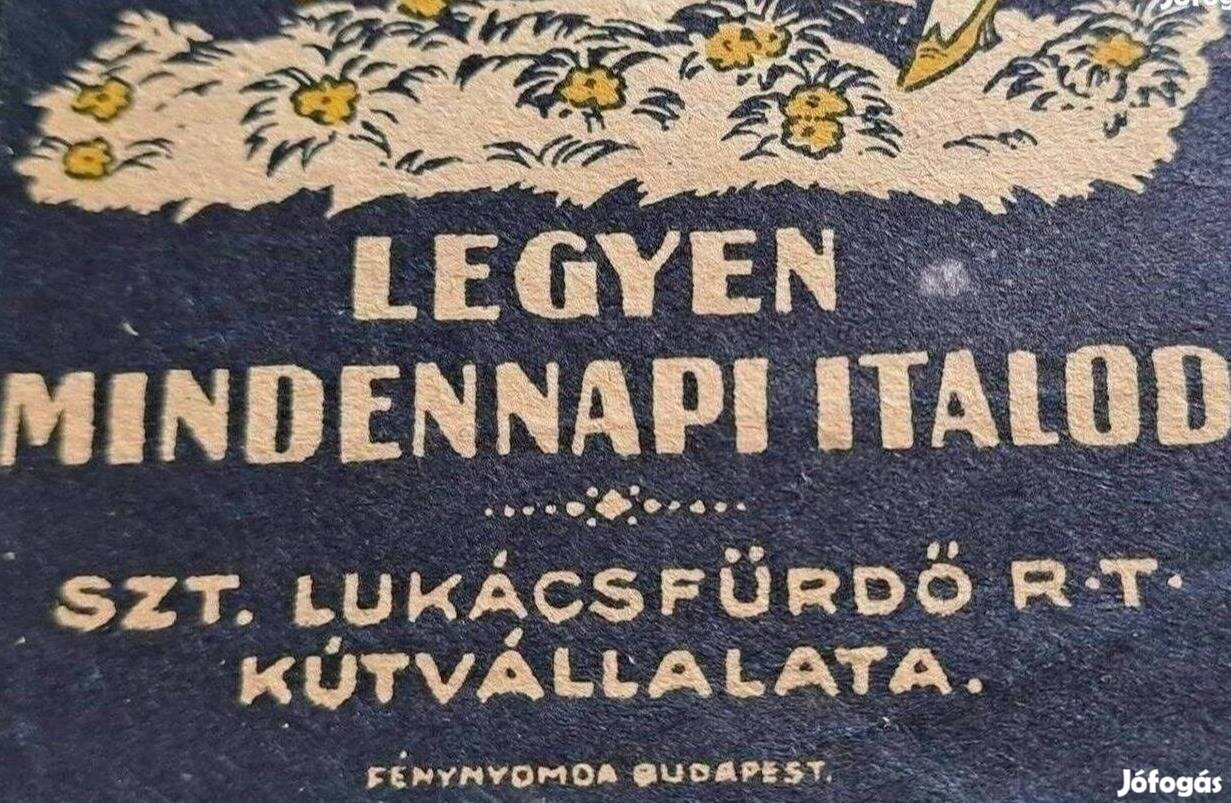 Számolócédula Kristály víz