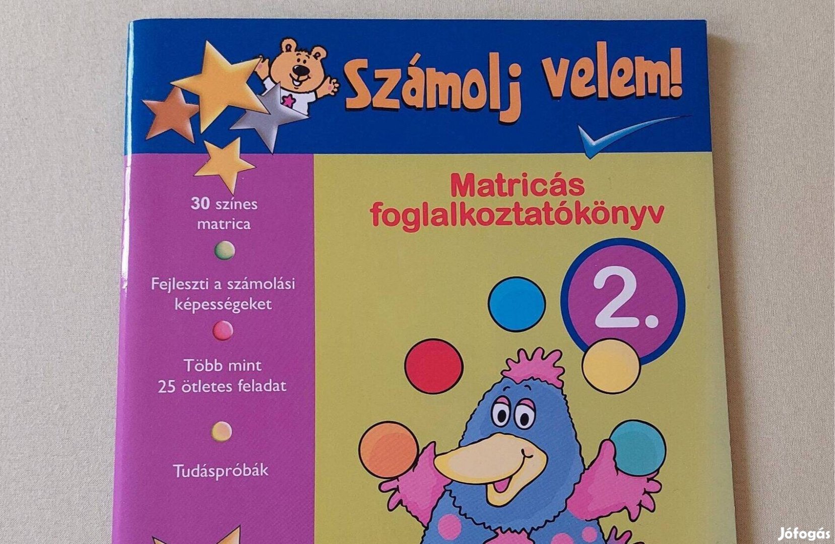 Számolós füzet számok 10-ig Matricás foglalkoztatókönyv Budapesten