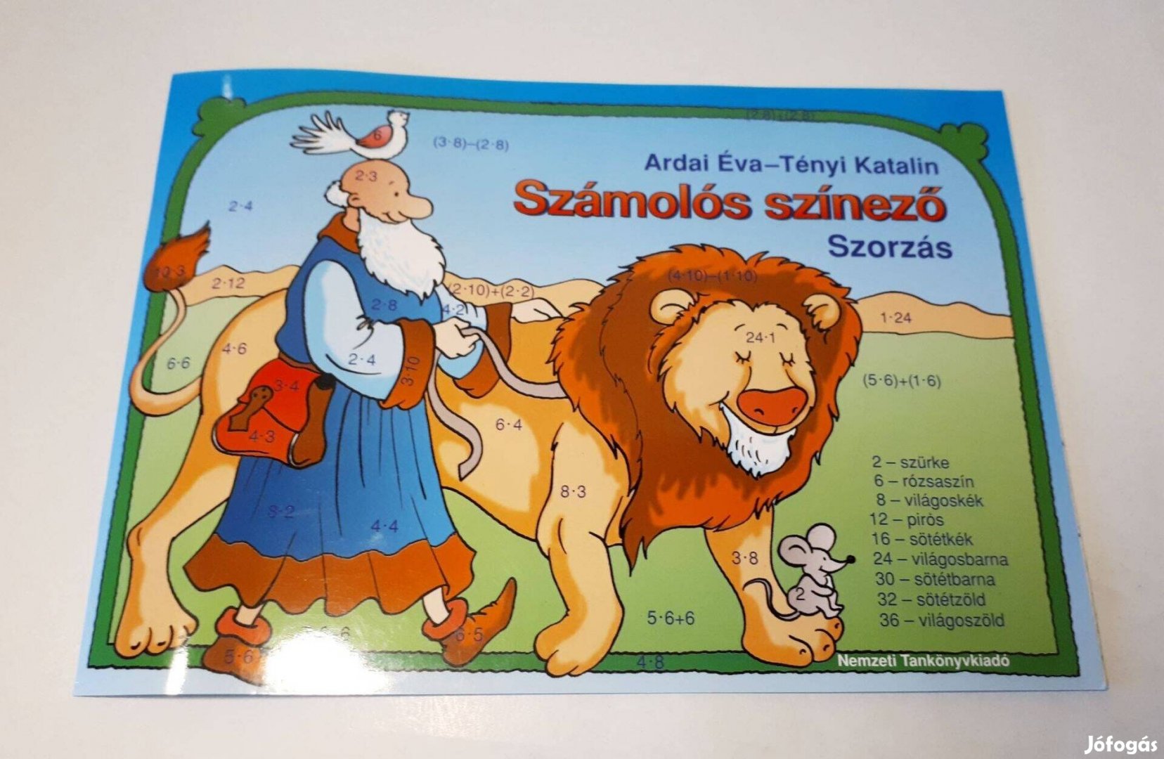 Számolós szinező - szorzás, alig használt