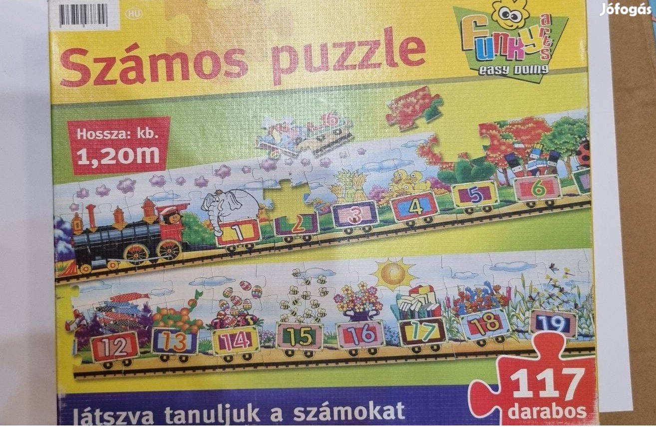 Számos, számolós puzzle 117 db-os