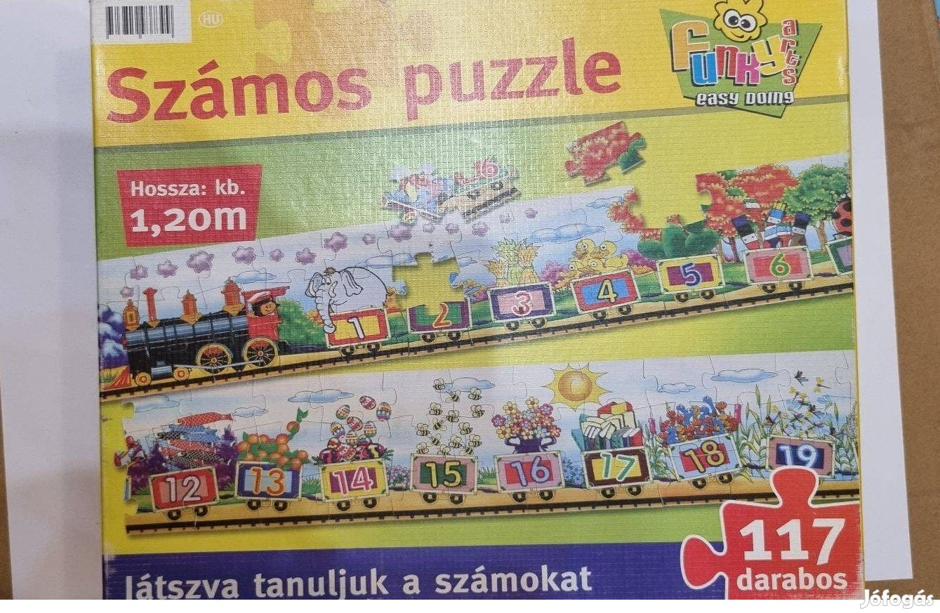 Számos, számolós puzzle 117 db-os