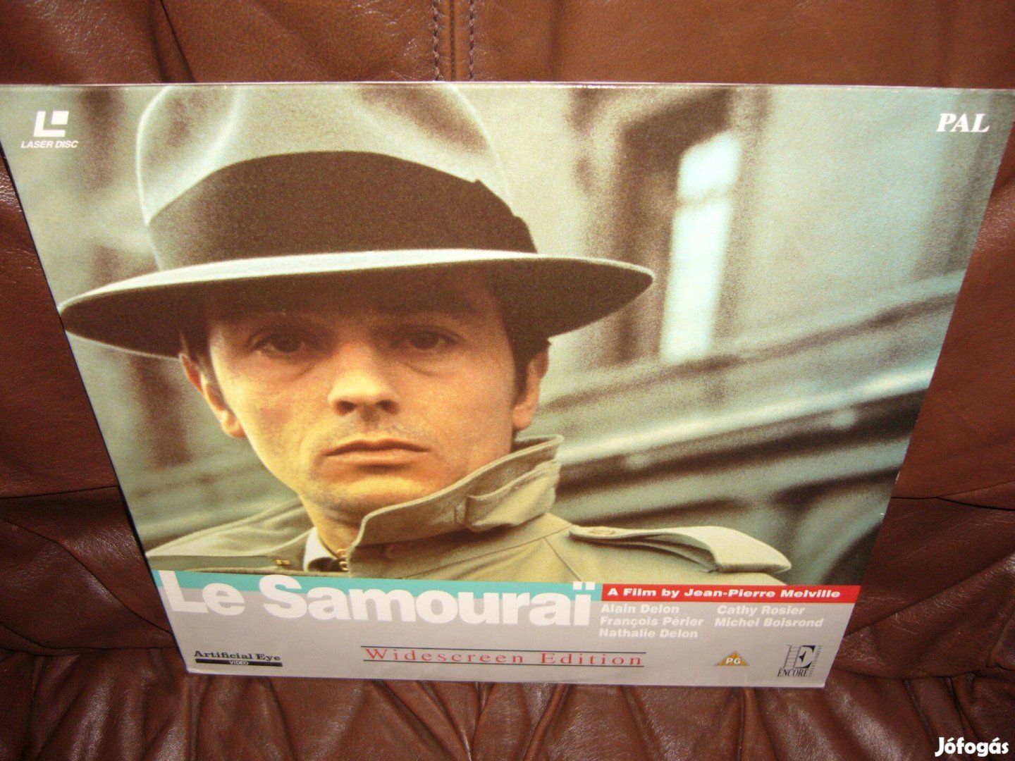 Szamuráj / Le Samouraii . Laserdisc ! Alain Delon , képlemez Film