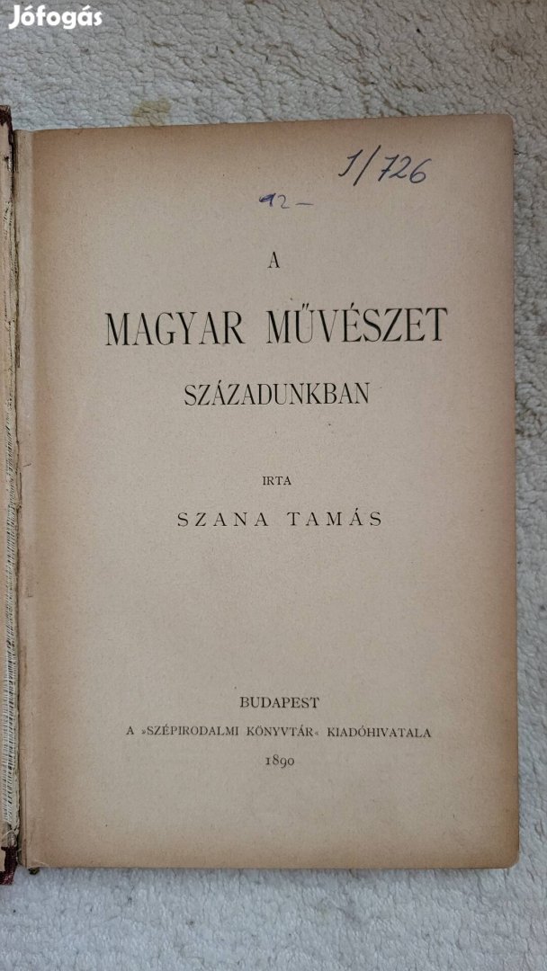 Szana Tamás: A magyar művészet századunkban