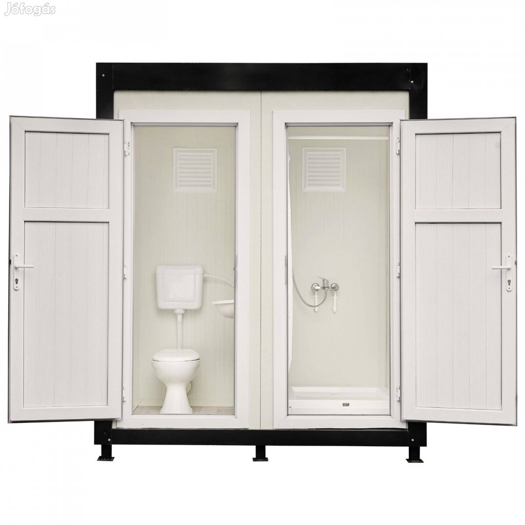 Szaniter konténer, wc+zuhanyzó vagy wc+wc