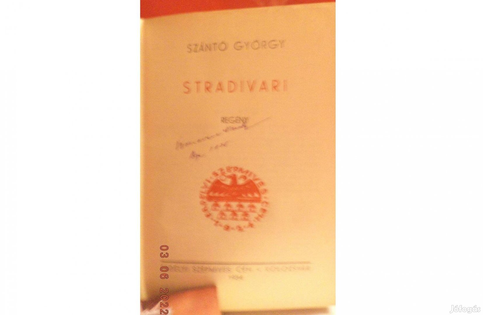 Szántó György: Stradivari