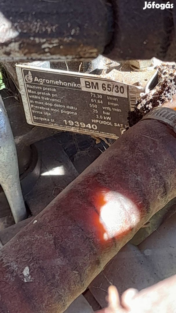 Szántóföldi permetező