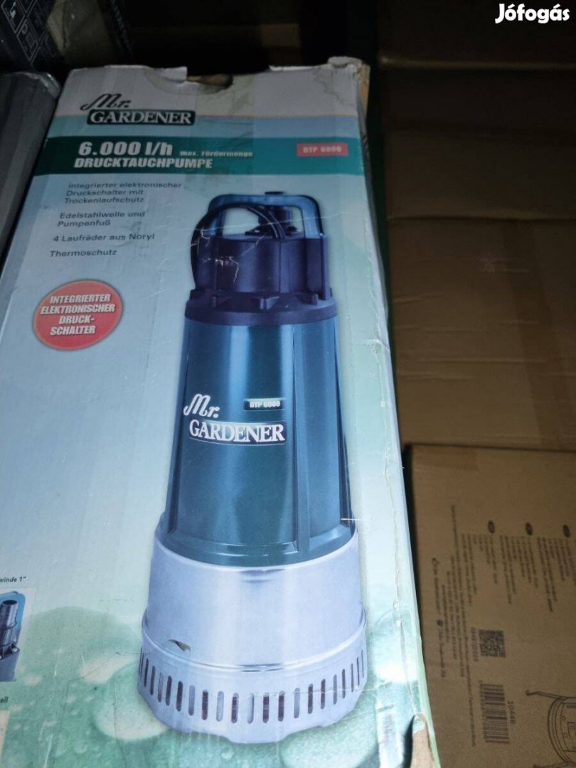 Szárazon futás elleni védelemmel nagy vízhozamú mélykúti