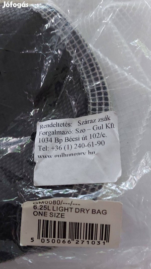 Szárazzsák 6.25 literes