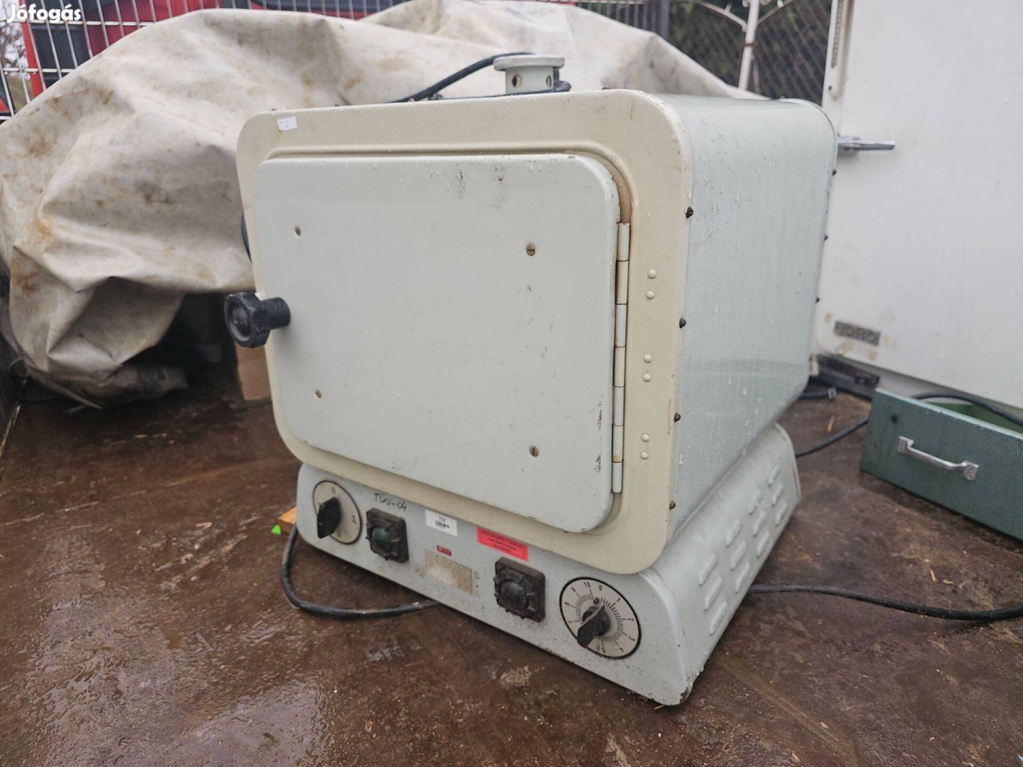 Szárito aszalo gép kis méretü régi öreg retro
