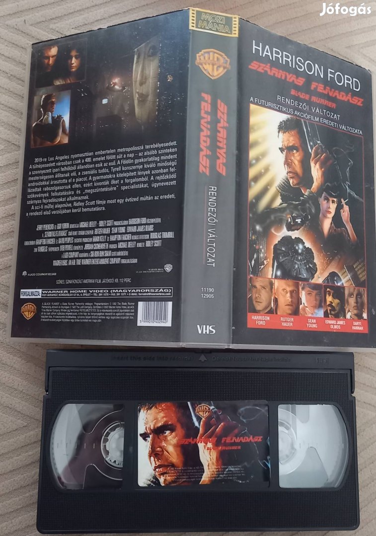 Szárnyas fejvadász - sci- fi vhs- kult klasszikus