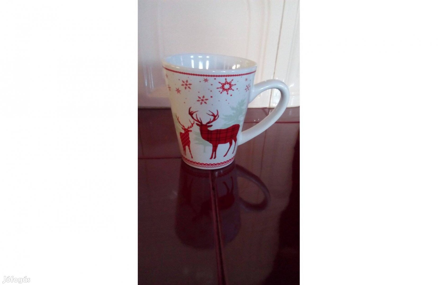 Szarvasos kerámia bögre kétféle - 2 dl és 3 dl - Új