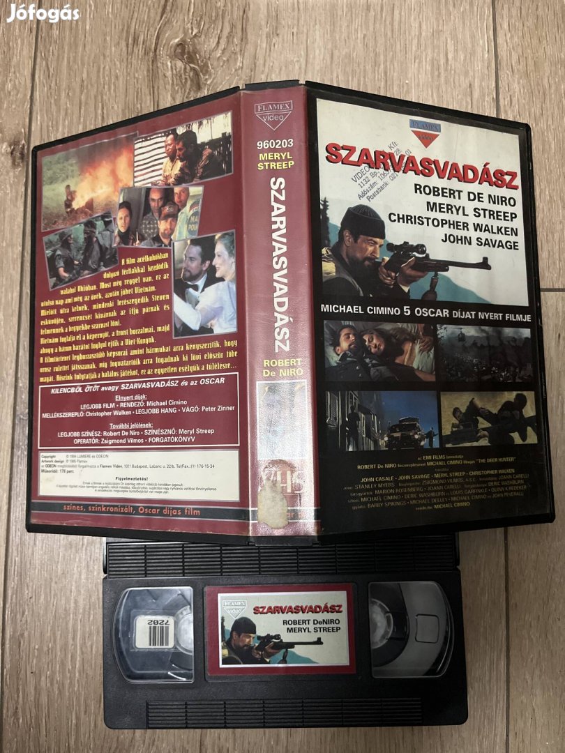 Szarvasvadász vhs.  