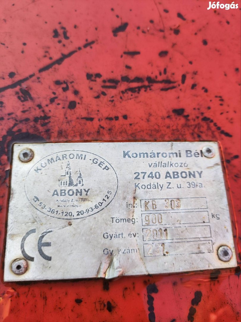 Szárzúzó /Komáromi KB 303 típusú 