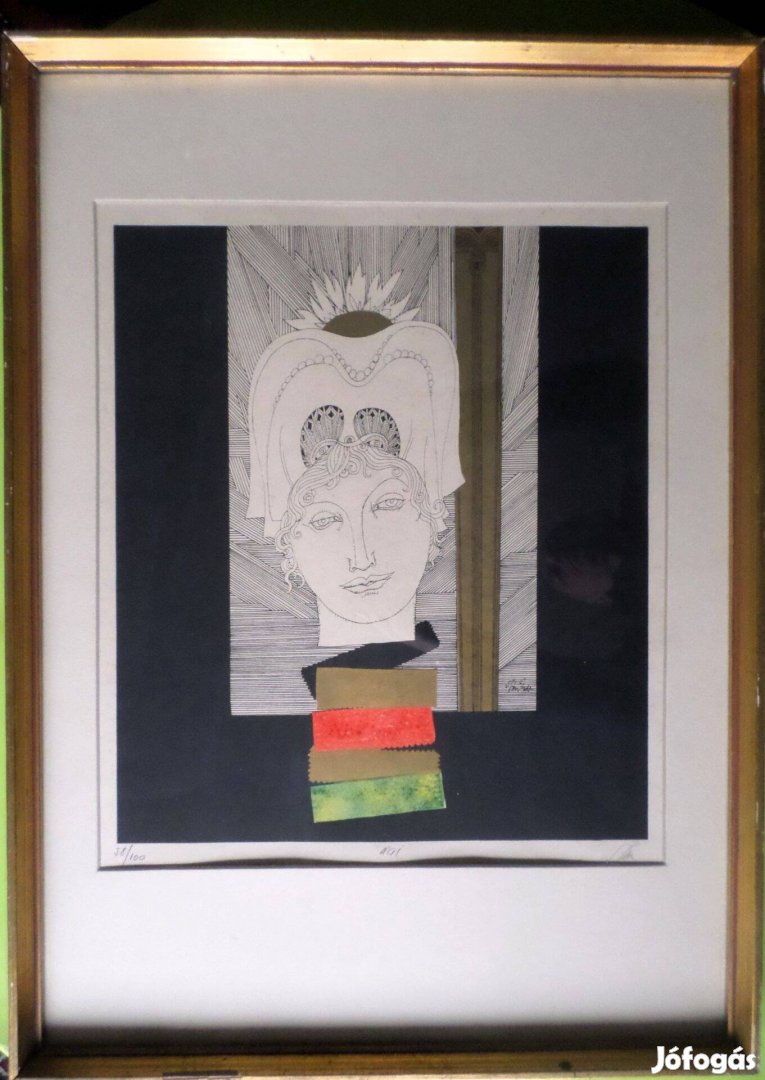 Szász Endre Női portré Ági