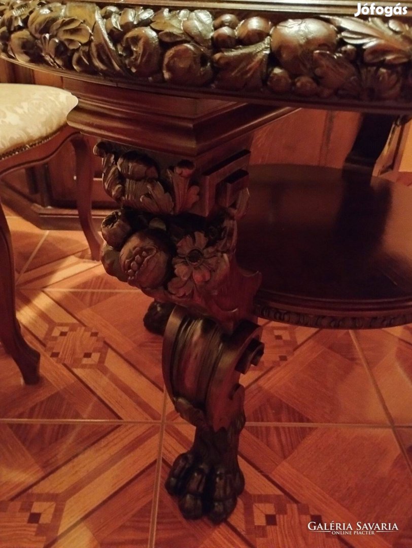 Száz éves ritkaság - szalon asztal restaurálva