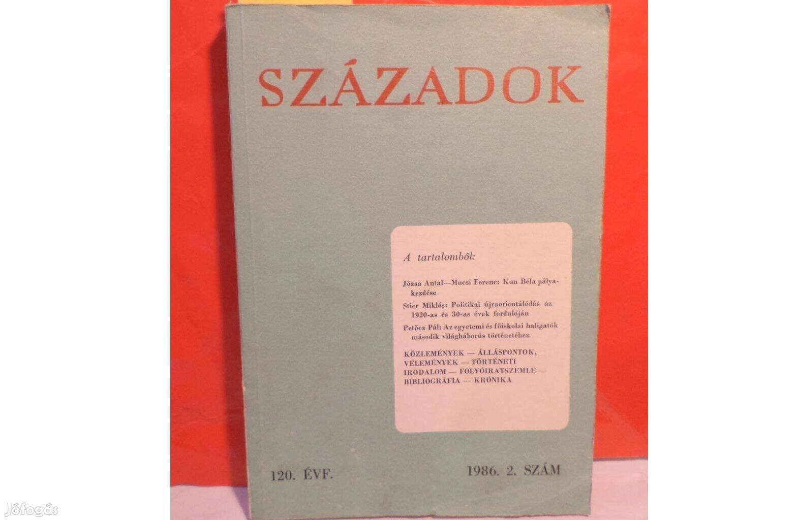 Századok 120. évfolyam