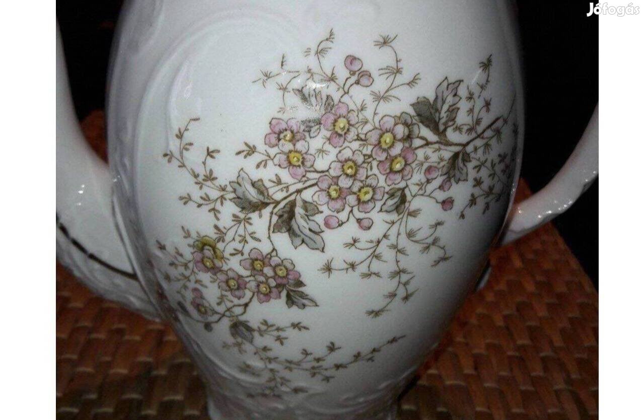 Szecessziós porcelán kiöntő