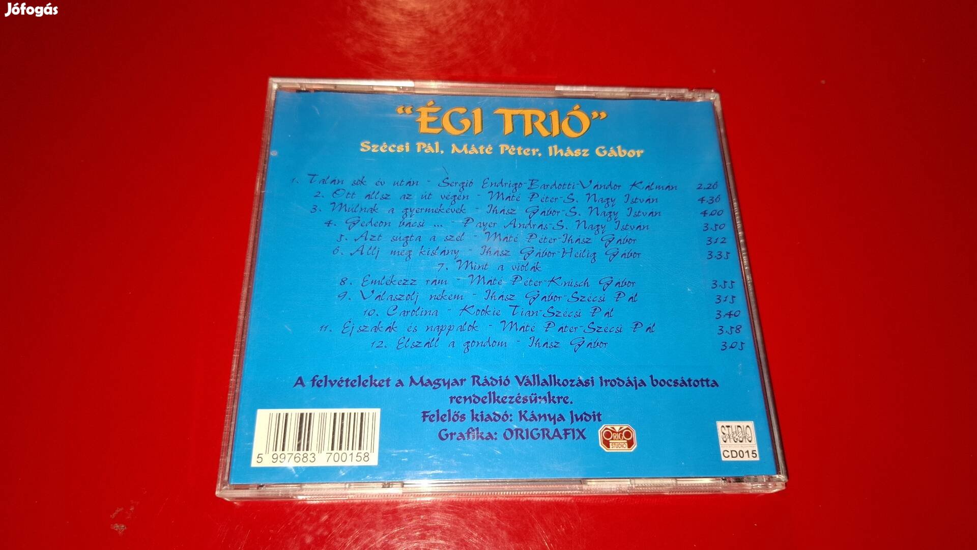 Szécsi P.-Máté P.-Ihász G. Égi Trió Cd