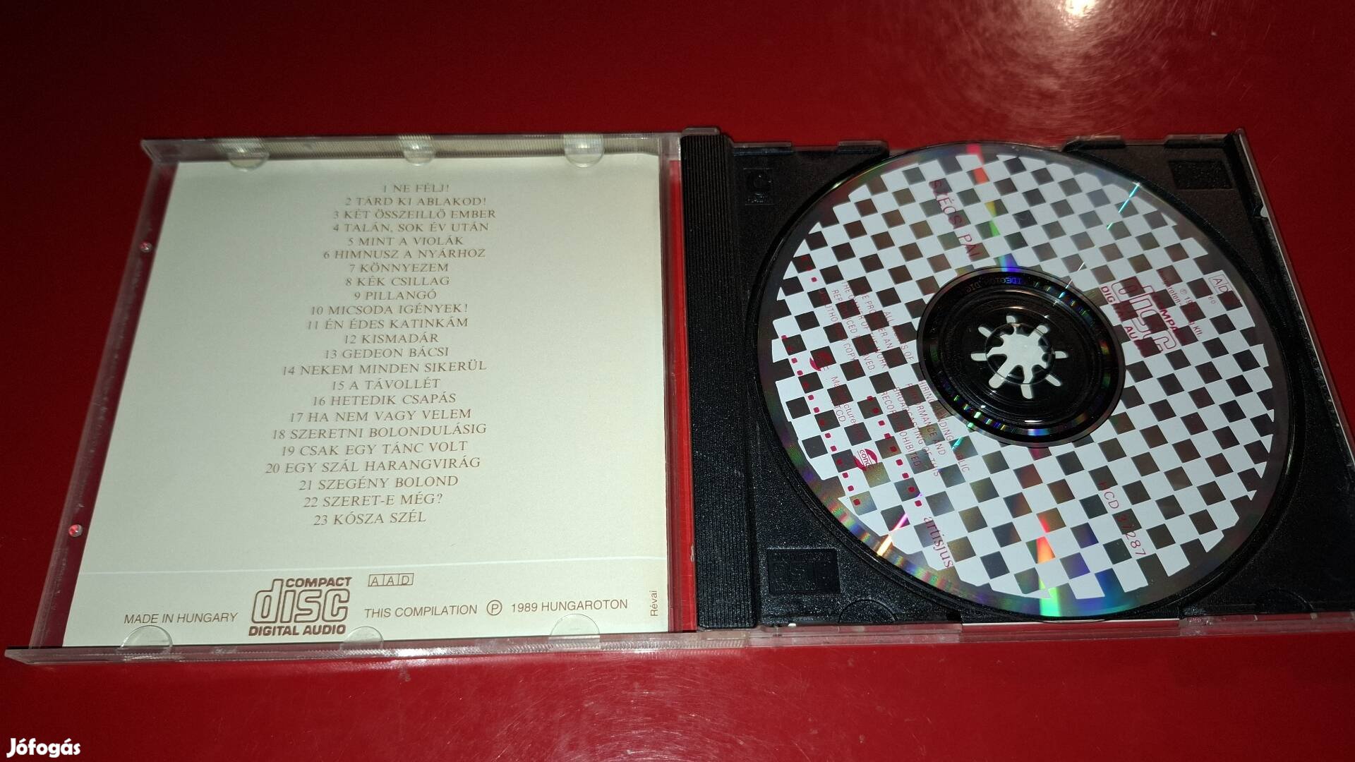 Szécsi Pál Tárd ki az ablakod Cd 1993